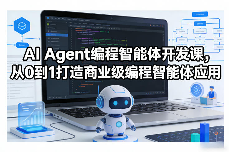 AI Agent编程智能体开发课，从0到1打造商业级编程智能体应用-九九网创