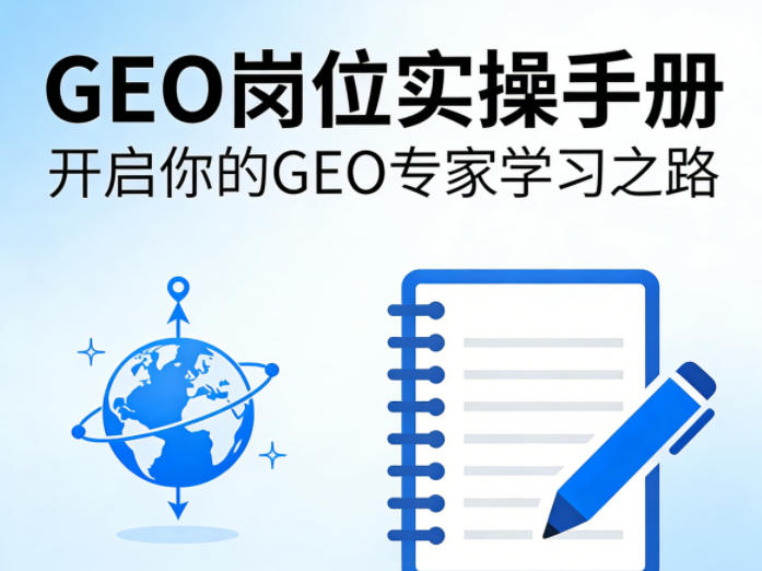 GEO岗位实操手册，开启你的GE0专家学习之路-九九网创