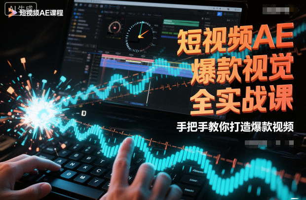 短视频AE爆款视觉全实战课，手把手教你打造爆款视频-九九网创