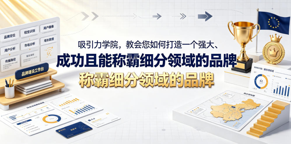 吸引力学院，教会您如何打造一个强大、成功且能称霸细分领域的品牌！【原创双语字幕】-九九网创