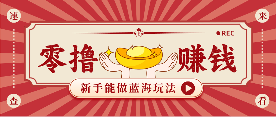 新手也能变现的蓝海玩法,一个人人能做的项目,需求量极大日入300+!-九九网创