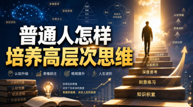 付费文章：普通人怎样培养高层次思维-九九网创