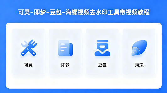 可灵–即梦–豆包–海螺视频去水印工具带视频教程-九九网创