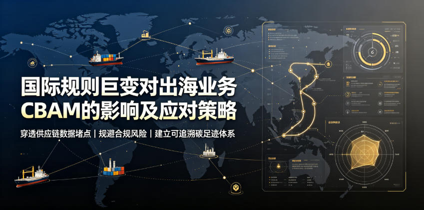 国际规则巨变对出海业务CBAM的影响及应对策略，帮助企业穿透供应链数据堵点，规避合规风险-九九网创