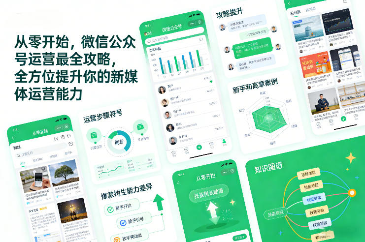 从零开始，微信公众号运营最全攻略，全方位提升你的新媒体运营能力-九九网创