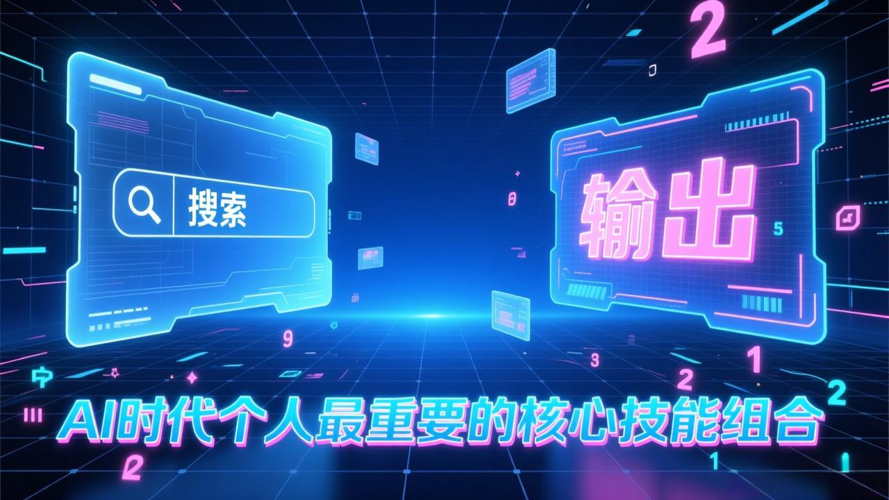 付费文章：AI时代个人最重要的核心技能组合：“输出能力”和“搜索能力”-九九网创