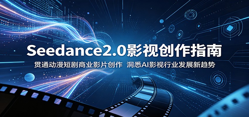 Seedance2.0影视创作指南:贯通动漫短剧商业影片创作,洞悉AI影视行业发展新趋势-九九网创
