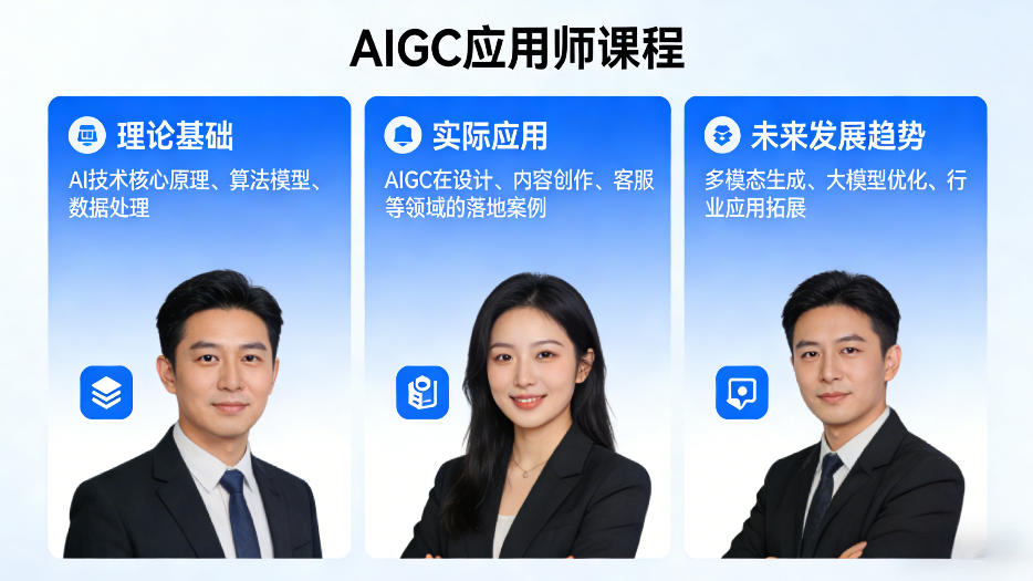 AIGC应用师课程，覆盖了AI技术的理论基础、实际应用、以及未来发展趋势(更新)-九九网创