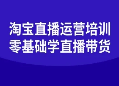 淘宝直播运营培训-零基础学会直播卖货-九九网创
