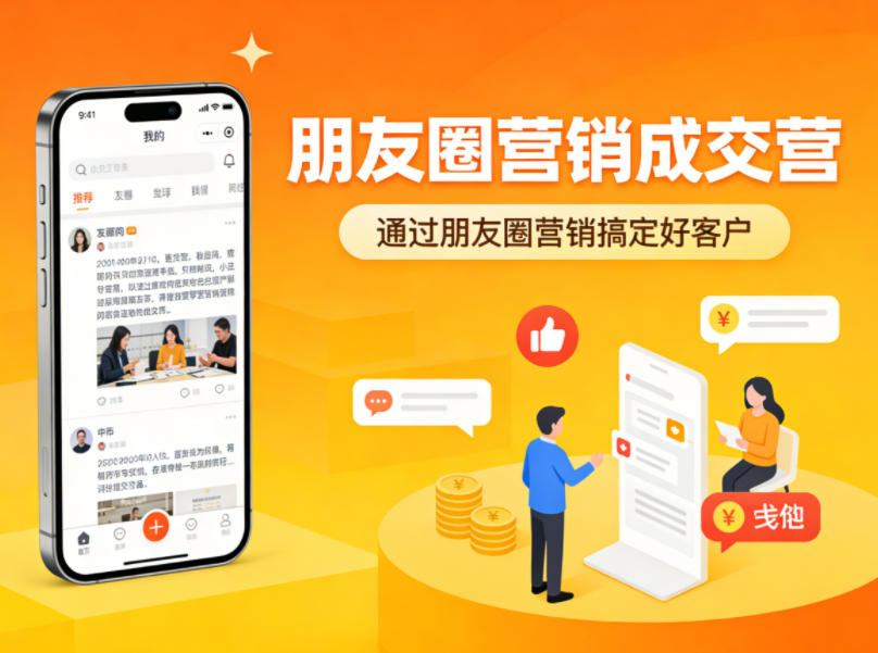朋友圈营销成交营，通过朋友圈营销来搞定好客户-九九网创