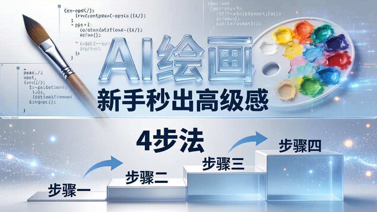 AI绘画入门别再硬磕了！即梦4步法：万能提示词公式+BRTR框架，新手秒出高级感-九九网创