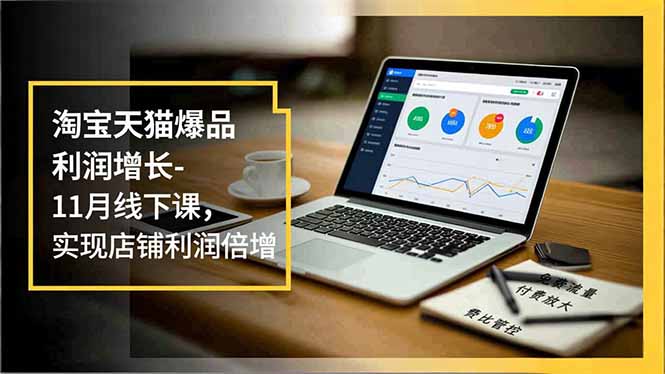 淘宝天猫爆品利润增长-11月线下课，免费流量、付费放大、费比管控，实现店铺利润倍增-九九网创