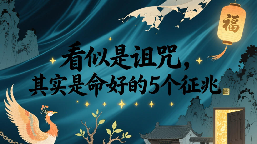 付费文章：看似是诅咒，其实是命好的5个征兆-九九网创