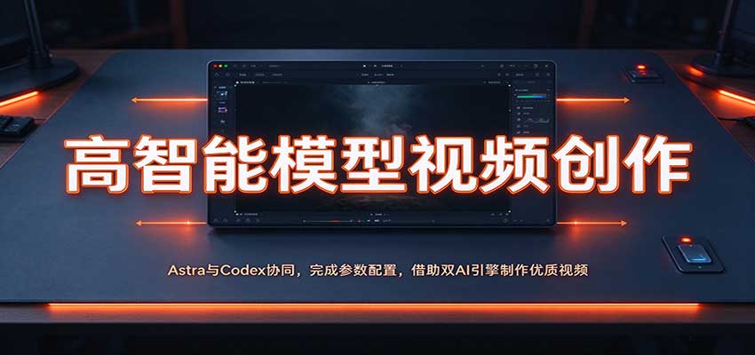 高智能模型视频创作:Astra与Codex协同,完成参数配置,借助双AI引擎制作优质视频-九九网创