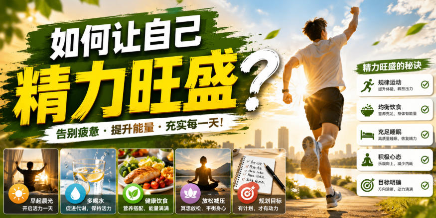 付费文章:如何让自己精力旺盛?-九九网创