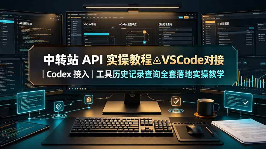 （19520期）中转站 API 实操教程△VSCode 对接｜Codex 接入｜工具历史记录查询全套落地实操教学-九九网创