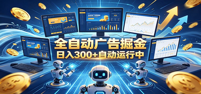 自动广告G机，日入300+，正规平台，广告浏览获益，时间自由，适合各类人群日常增收-九九网创