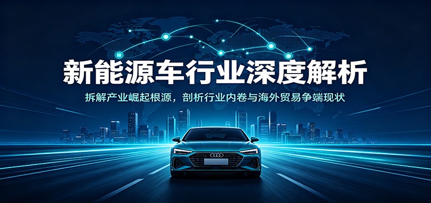新能源车行业深度解析：拆解产业崛起根源，剖析行业内卷与海外贸易争端现状-九九网创
