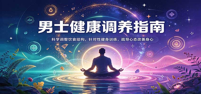 男士健康调养指南:科学调整饮食结构,针对性健身训练,疏导心态改善身心-九九网创