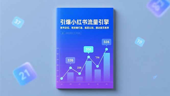 引爆小红书流量引擎，账号定位、视觉锤打造、底层认知，撬动首页推荐-九九网创
