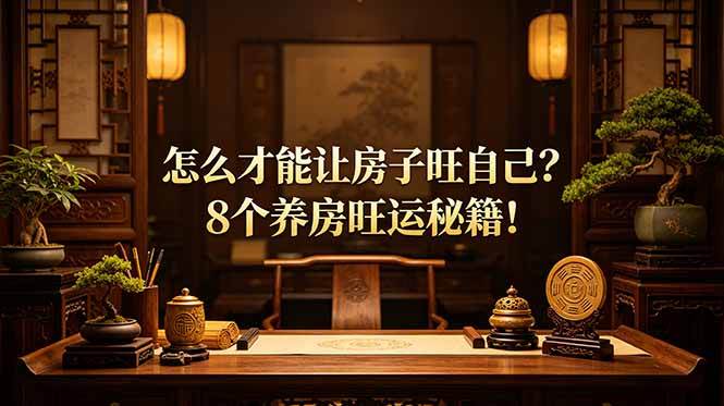 （19023期）付费文章：怎么才能让房子旺自己？8个养房旺运秘籍！-九九网创