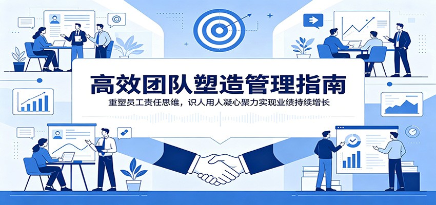 高效团队塑造管理指南：重塑员工责任思维，识人用人凝心聚力实现业绩持续增长-九九网创