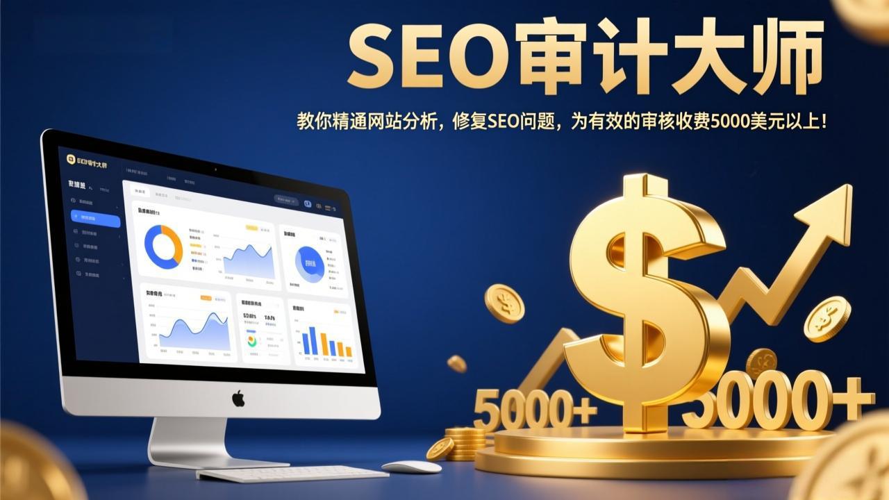 SEO审计大师：教你精通网站分析，修复SEO问题，为有效的审核收费5000美元以上！-九九网创