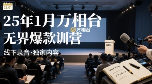 25年1月万相台无界爆款特训营线下录音-九九网创