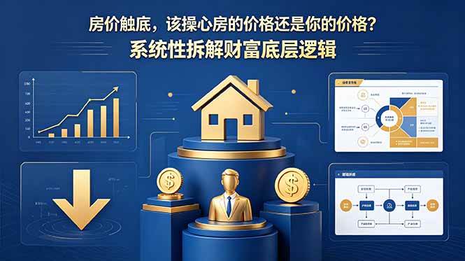 (18602期)付费文章:房价触底,该操心房的价格还是你的价格?系统性拆解财富底层逻辑-九九网创