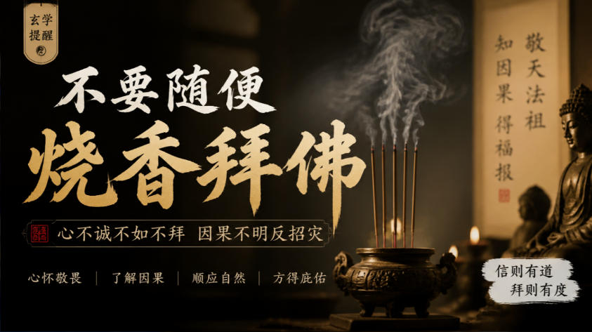 某公众号付费文章：玄学提醒：不要随便烧香拜佛-九九网创