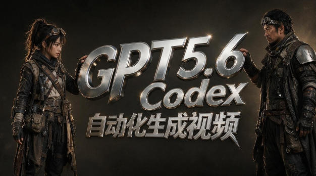 GPT5.6+Codex自动化生成视频全流程实战，从提示词设计、角色设定、封面海报，到视频生成思路与自动化工作流-九九网创