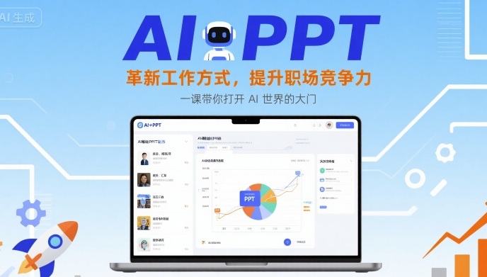 AI+PPT:革新工作方式,提升职场竞争力,一课带你打开 AI 世界的大门-九九网创