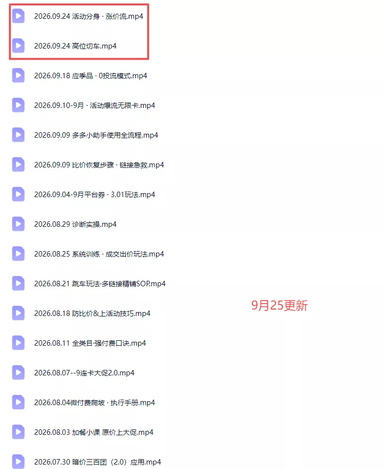 拼多多实战特训营(更新0926-九九网创