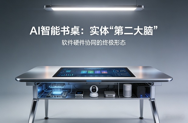 AI智能书桌搭建，构建你的实体“第二大脑”，软件硬件协同的终极形态-九九网创