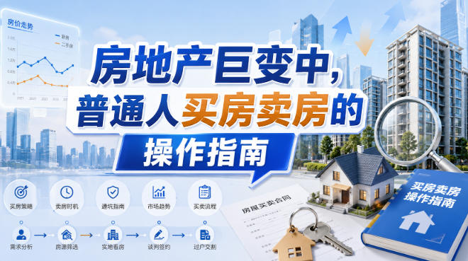 付费文章：房地产巨变中，普通人买房卖房的操作指南【上篇+下篇】-九九网创