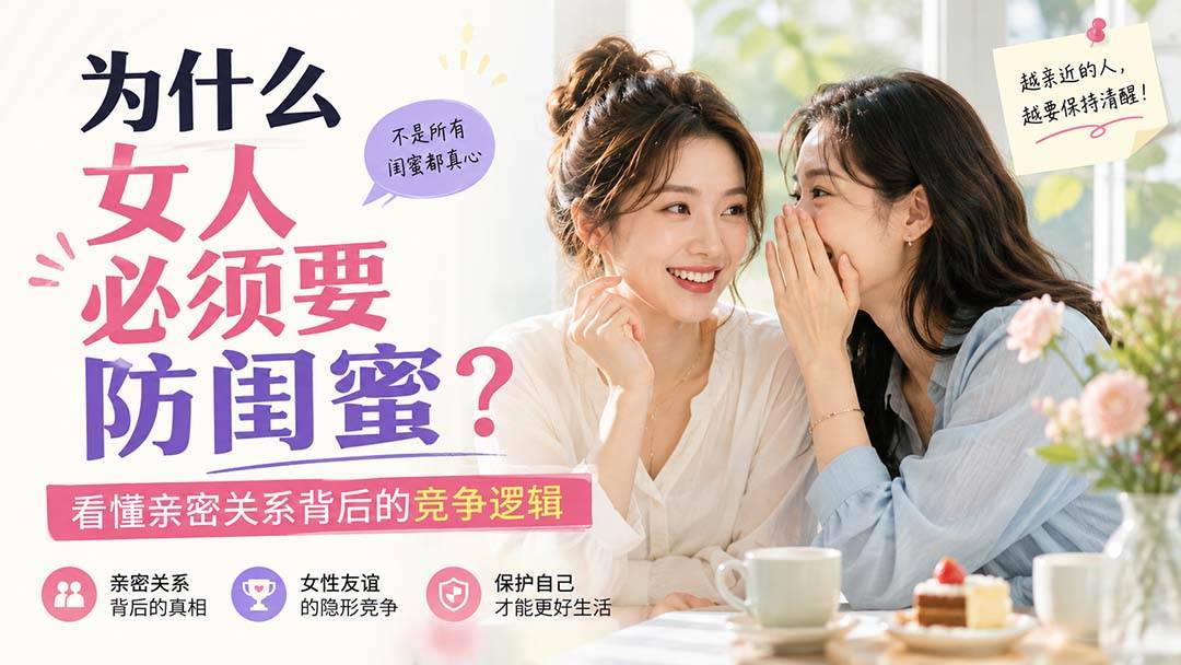 （20114期）付费文章：为什么女人必须要防闺蜜？看懂亲密关系背后的竞争逻辑-九九网创