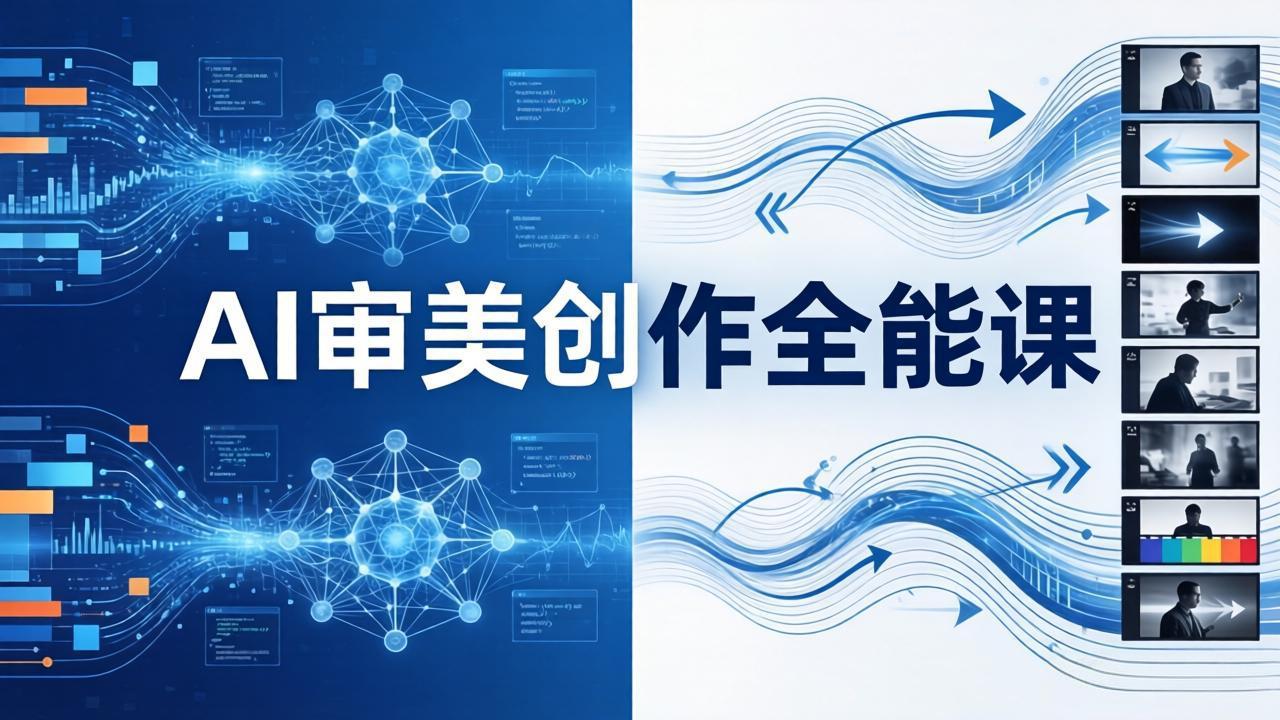 AI审美创作全能课:MJ+Seedance+模型训练+影视分镜+编剧,一站式掌握AI艺术创作-九九网创