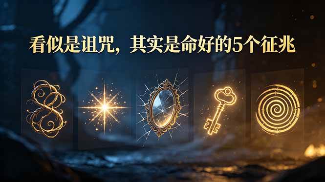 （19089期）付费文章：看似是诅咒，其实是命好的5个征兆-九九网创