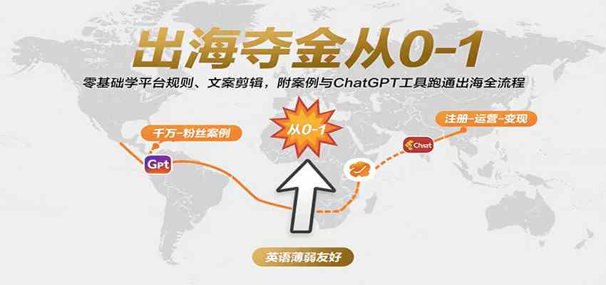 出海夺金从0-1：零基础学平台规则、文案剪辑，附案例与ChatGPT工具跑通出海全流程-九九网创