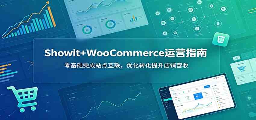 Showit+WooCommerce运营指南：零基础完成站点互联，优化转化提升店铺营收-九九网创