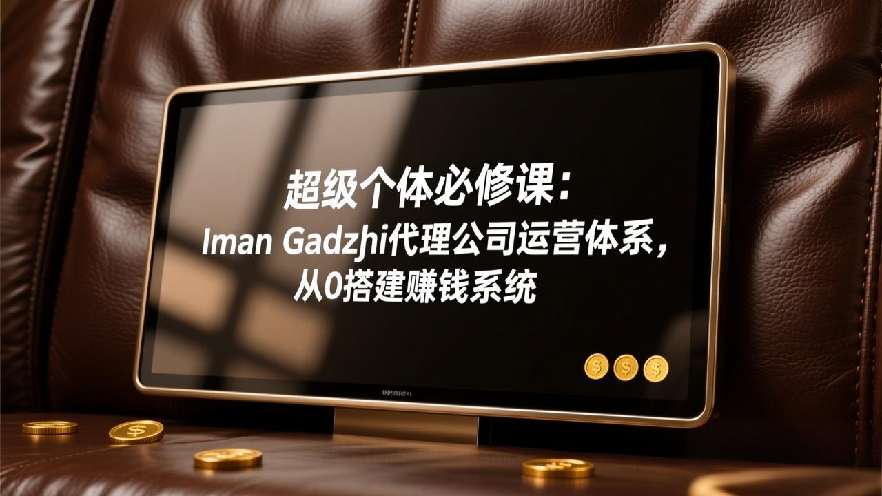 超级个体必修课：Iman Gadzhi代理公司运营体系，从0搭建赚钱系统-九九网创