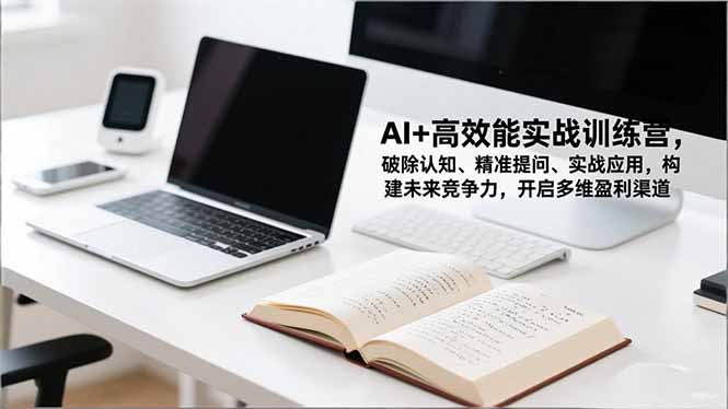 AI+高效能实战训练营，破除认知、精准提问、实战应用，构建未来竞争力，开启多维盈利渠道-九九网创