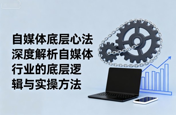 自媒体底层心法，深度解析自媒体行业的底层逻辑与实操方法-九九网创