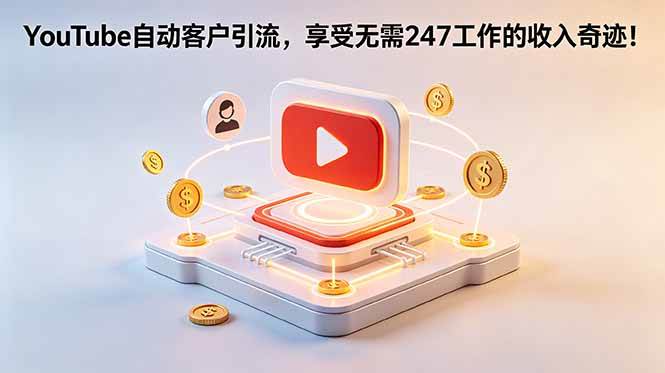 (18658期)YouTube 自动客户引流,享受无需 247 工作的收入奇迹!【原创双语字幕】-九九网创