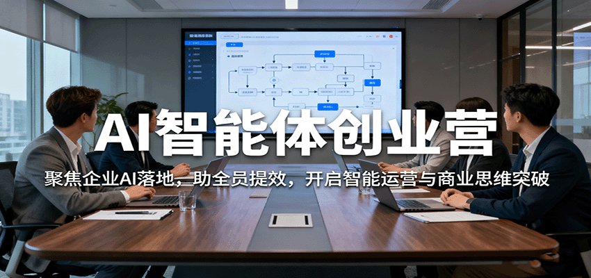 AI智能体创业营：聚焦企业AI落地，助全员提效，开启智能运营与商业思维突破-九九网创