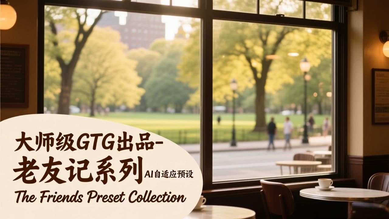 大师级GTG出品-老友记系列AI自适应预设The Friends Preset Collection 大师级GTG出品-老友记系列AI自适应预设The Friends Preset Collection