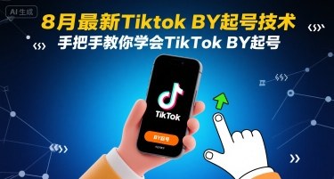 8月最新Tiktok搬运起号技术，手把手教你学会TikTok搬运起号-九九网创