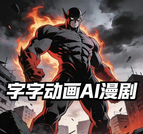 字字动画AI漫剧2026年第1期系统课程，小白看完就能学会实操的漫剧课，单人月收1-3W-九九网创