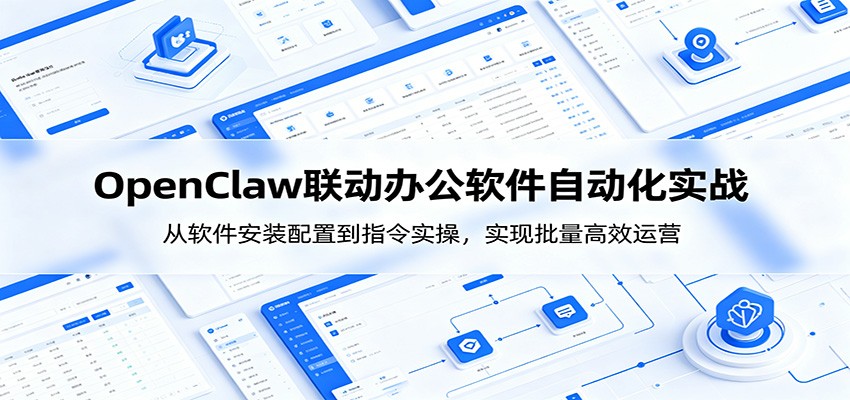 OpenClaw自动化实操课：从软件安装配置到指令实操，实现批量高效运营-九九网创