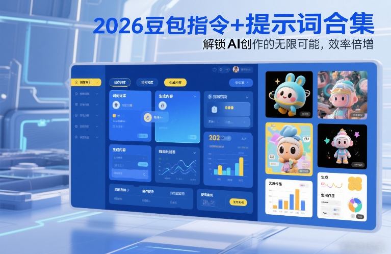 2026豆包指令+提示词合集，解锁AI创作的无限可能，效率倍增-九九网创